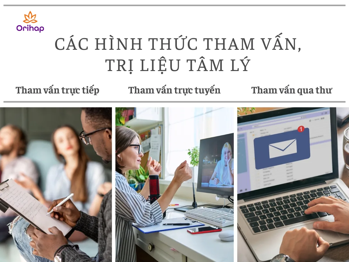 Các hình thức tham vấn, trị liệu tâm lý