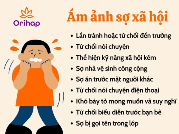 Triệu chứng ám ảnh sợ xã hội ở trẻ em