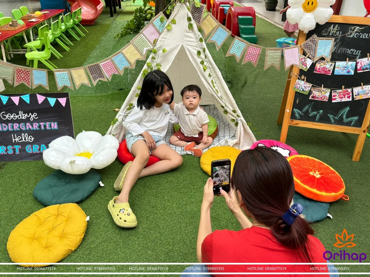 Sinh trắc vân tay cho trẻ tại Trường Mầm Non WORLDKIDS