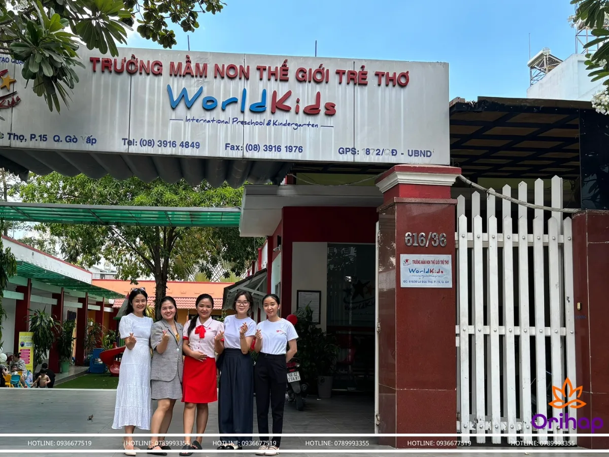 Sinh trắc vân tay cho trẻ tại Trường Mầm Non WORLDKIDS