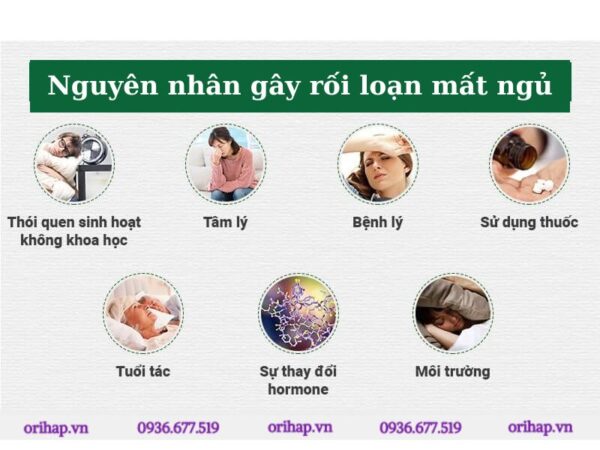 Nguyên nhân dẫn đến rối loạn giấc ngủ