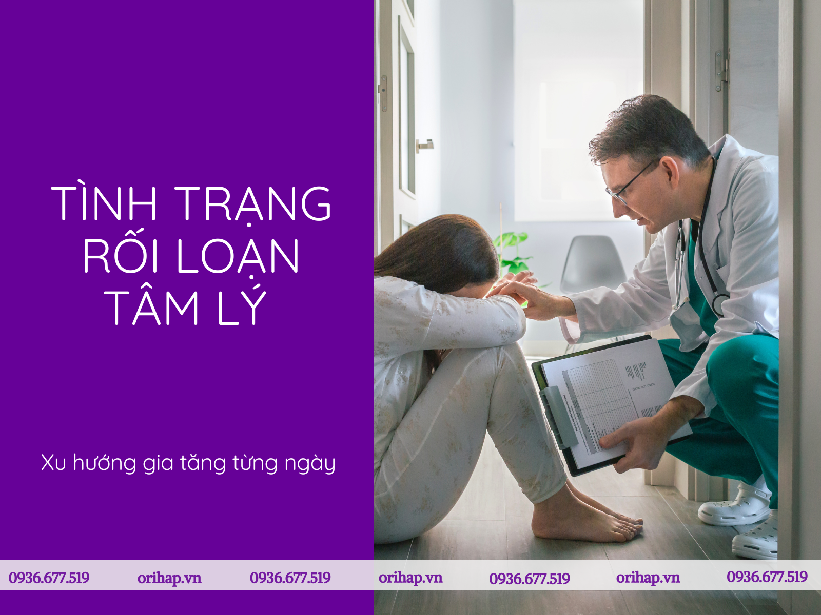 Tình trạng rối loạn tâm lý có xu hướng gia tăng từng ngày