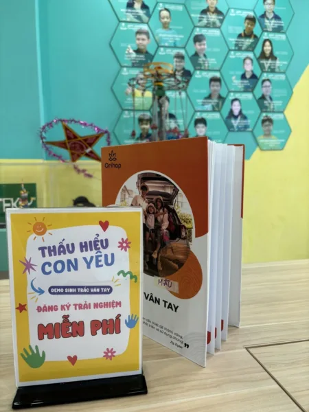 Sinh trắc vân tay thấu hiểu các thành viên trong gia đình tại Học viện Sáng tạo Công nghệ TEKY