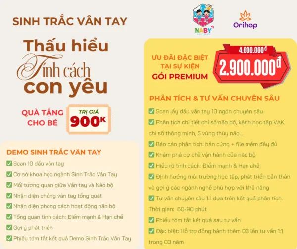 Orihap Mang Sinh Trắc Vân Tay Đến Trường Mầm Non NABY MONTESSORI