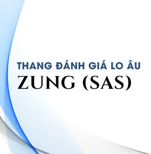 Công cụ đánh giá lo âu theo thang đánh giá lo âu ZUNG (SAS) miễn phí